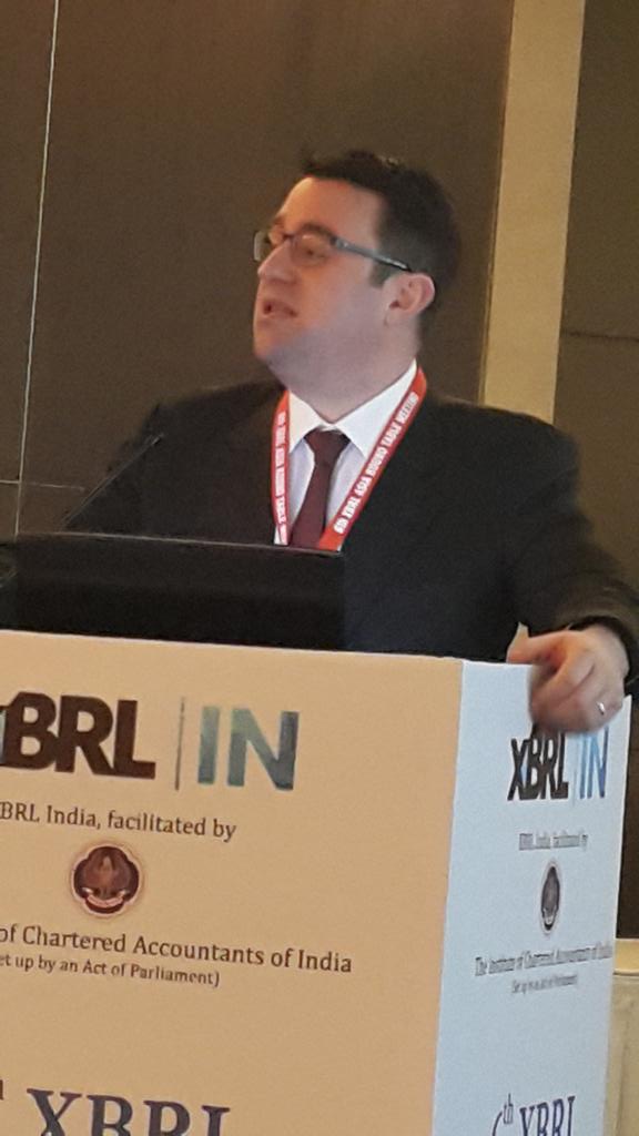 John Turner at 6th XBRL Asia Roundtable